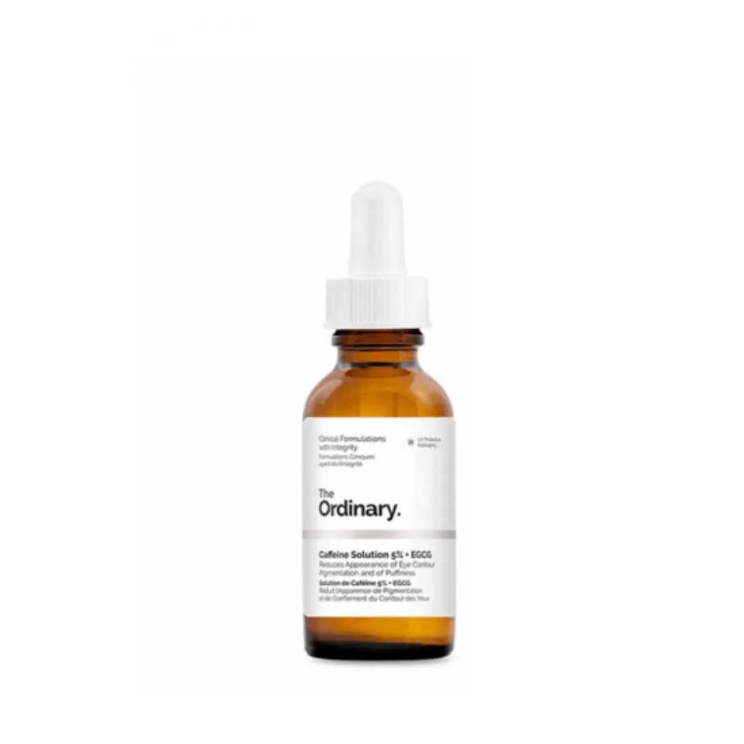 10. The Ordinary Solution  La Cafeine 5% + EGCG Contour Des Yeux