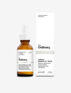 10. The Ordinary Solution  La Cafeine 5% + EGCG Contour Des Yeux