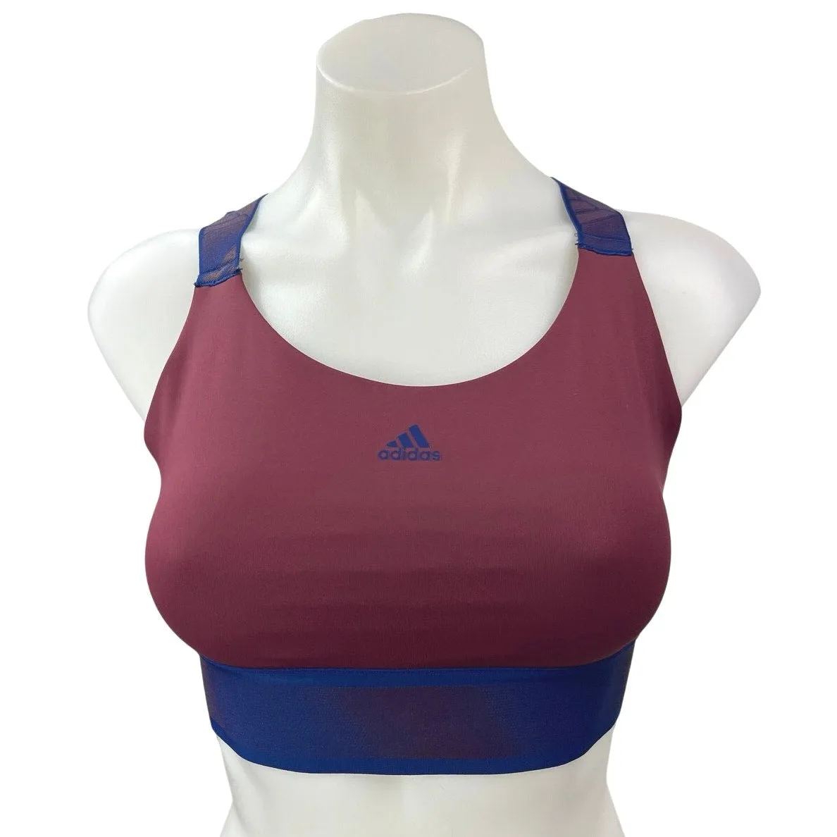 Adidas Believe This Adilife Multicolor Strappy Medium Support Sports Bra Top S