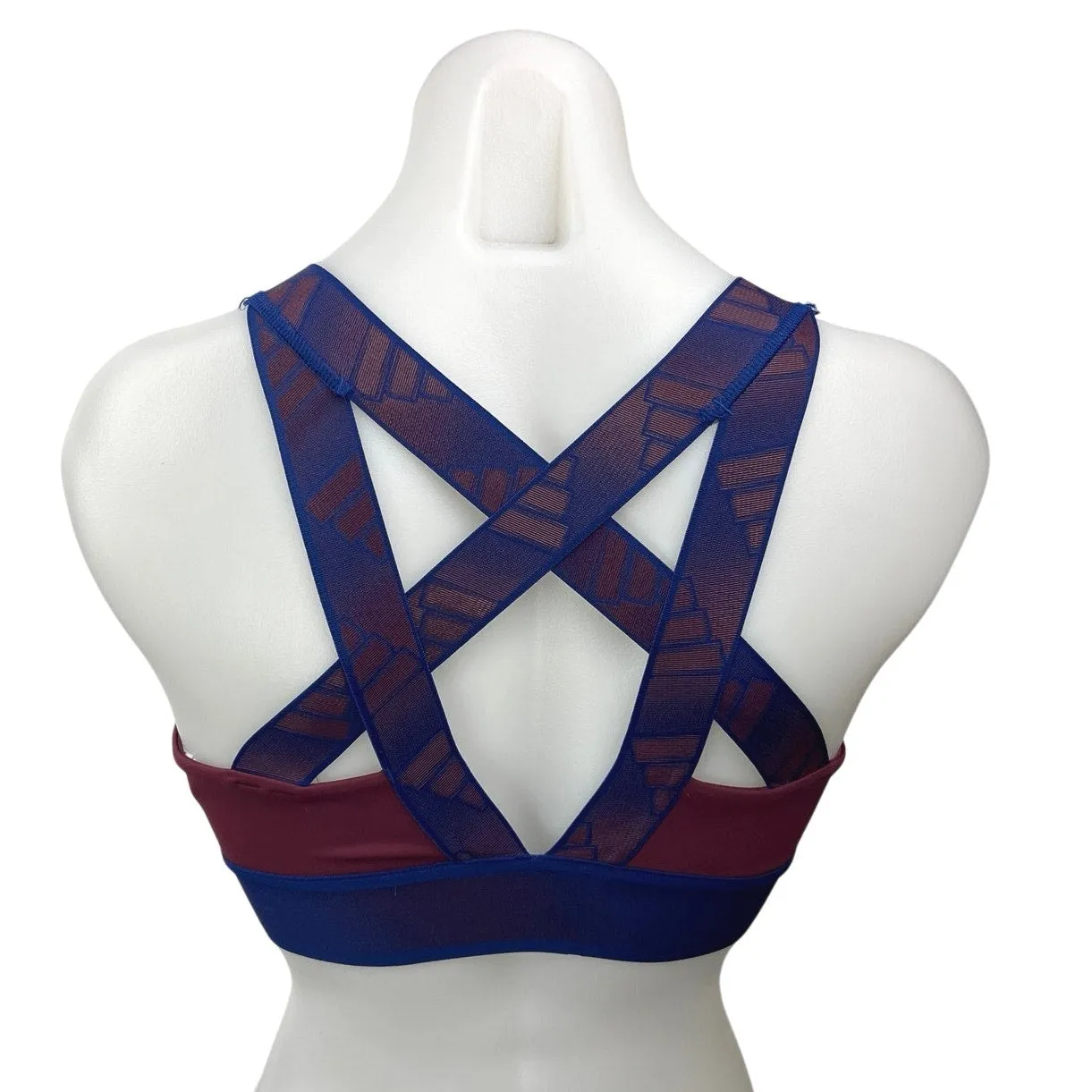 Adidas Believe This Adilife Multicolor Strappy Medium Support Sports Bra Top S