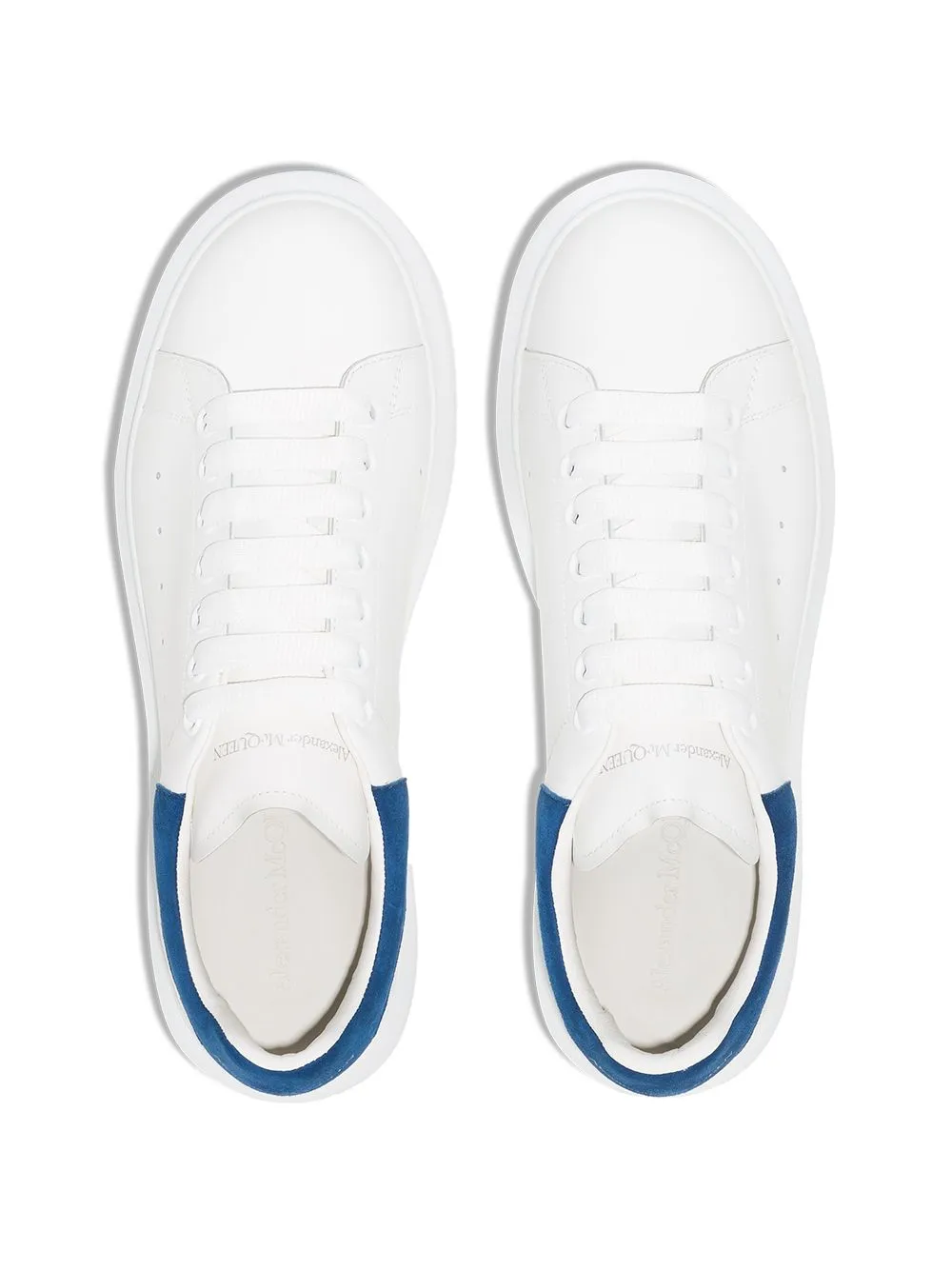 Alexander McQueen Baskets Oversized blanc/bleu