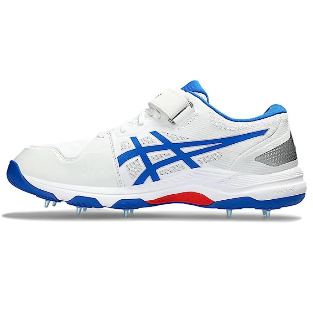 ASICS Men's Speed Menace FF Cricket Shoe (White/Tuna Blue)