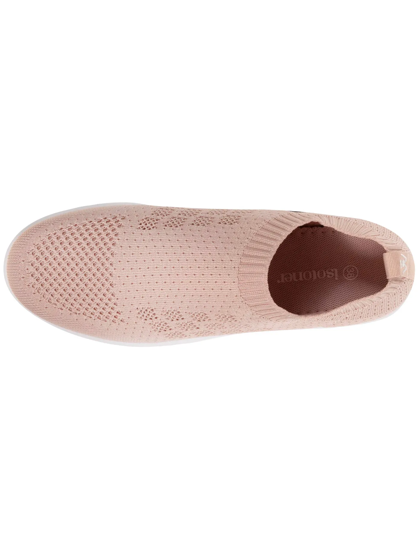 Baskets Confort Femme Slip-on Rose