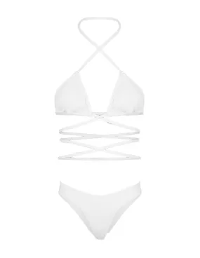 Bikini F**K donna 0300 clear bianco PE23