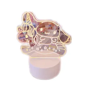 Cinnamoroll kuromi style led light night light