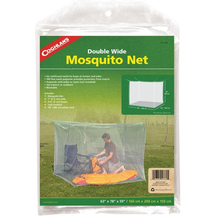 Coghlans Mosquito Net Double White Rectangle