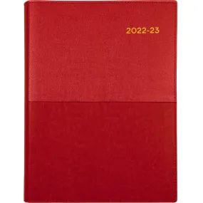 Collins Vanessa A4 Day To Page 2022/2023 Diary Red Financial Year