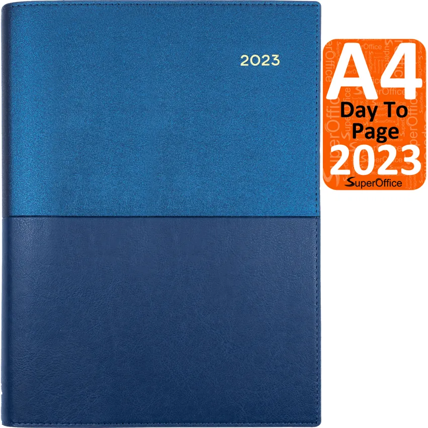 Collins Vanessa A4 Day To Page 2023 Diary Blue Planner