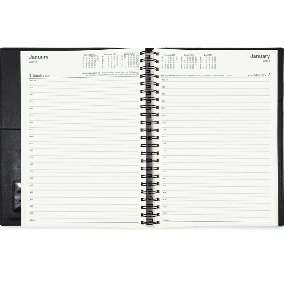 Collins Vanessa A4 Day To Page 2023 Diary Blue Planner