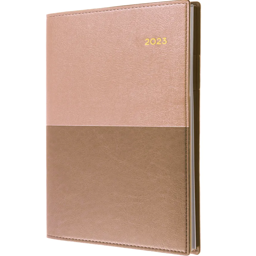 Collins Vanessa A5 Day To Page 2023 Diary Rose Gold Planner