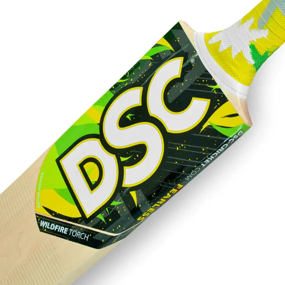 DSC Wildfire Torch Kashmir Willow Tennis Cricket Bat (SH)