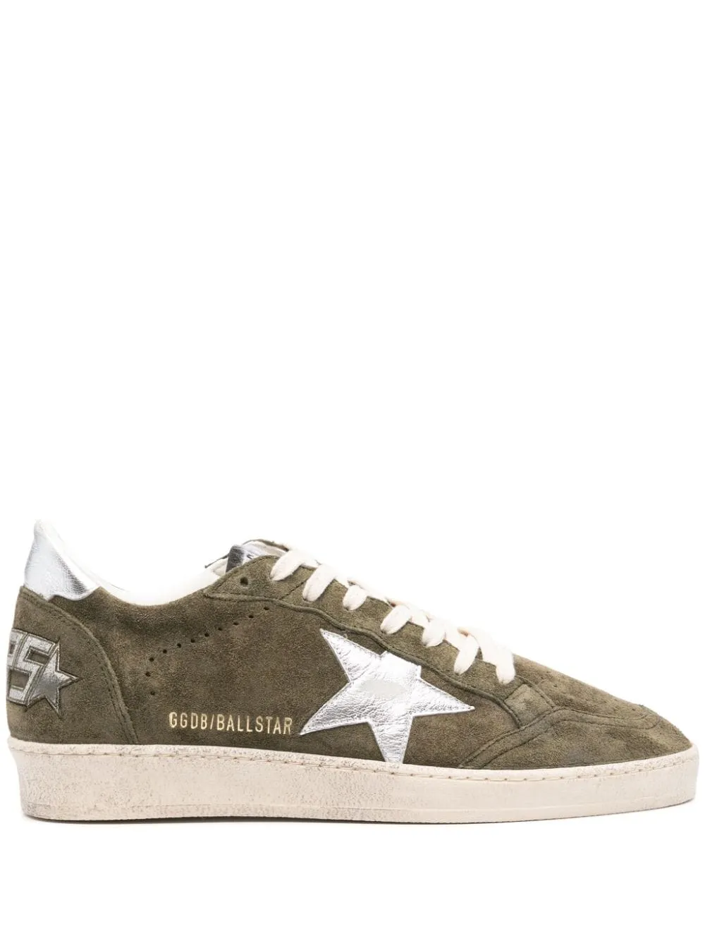 Golden Goose - Baskets Olive Ball Star en daim