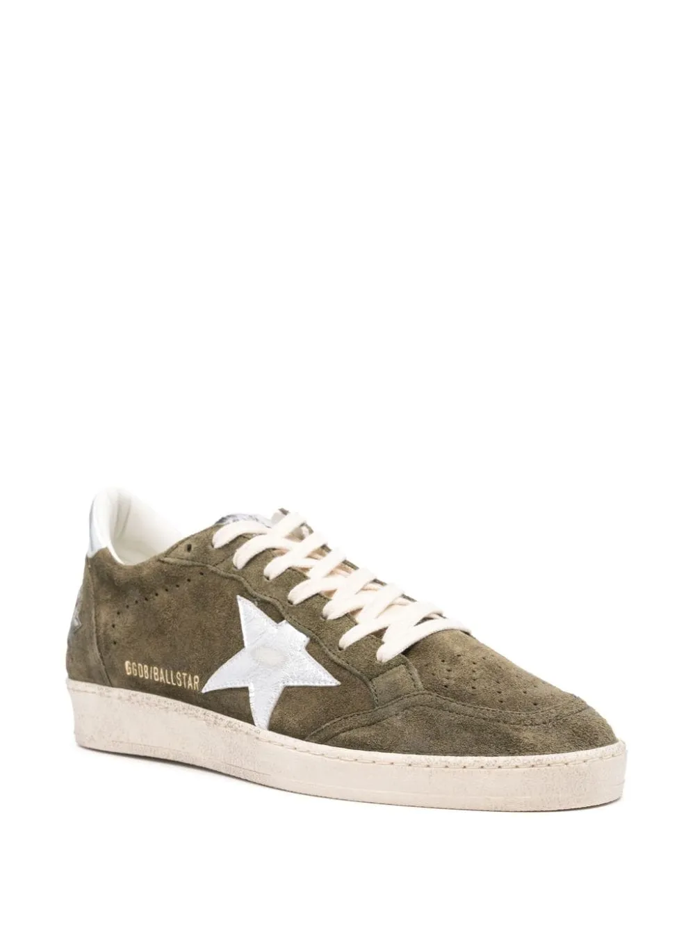 Golden Goose - Baskets Olive Ball Star en daim