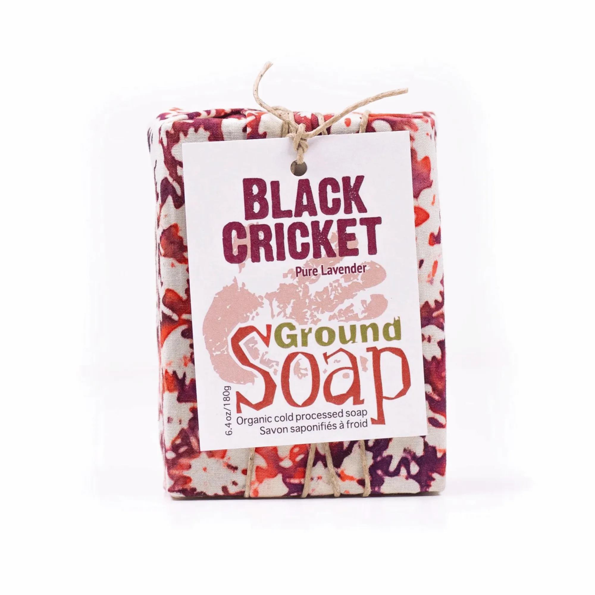 Ground Soap Black Cricket (lavender & chamomile)