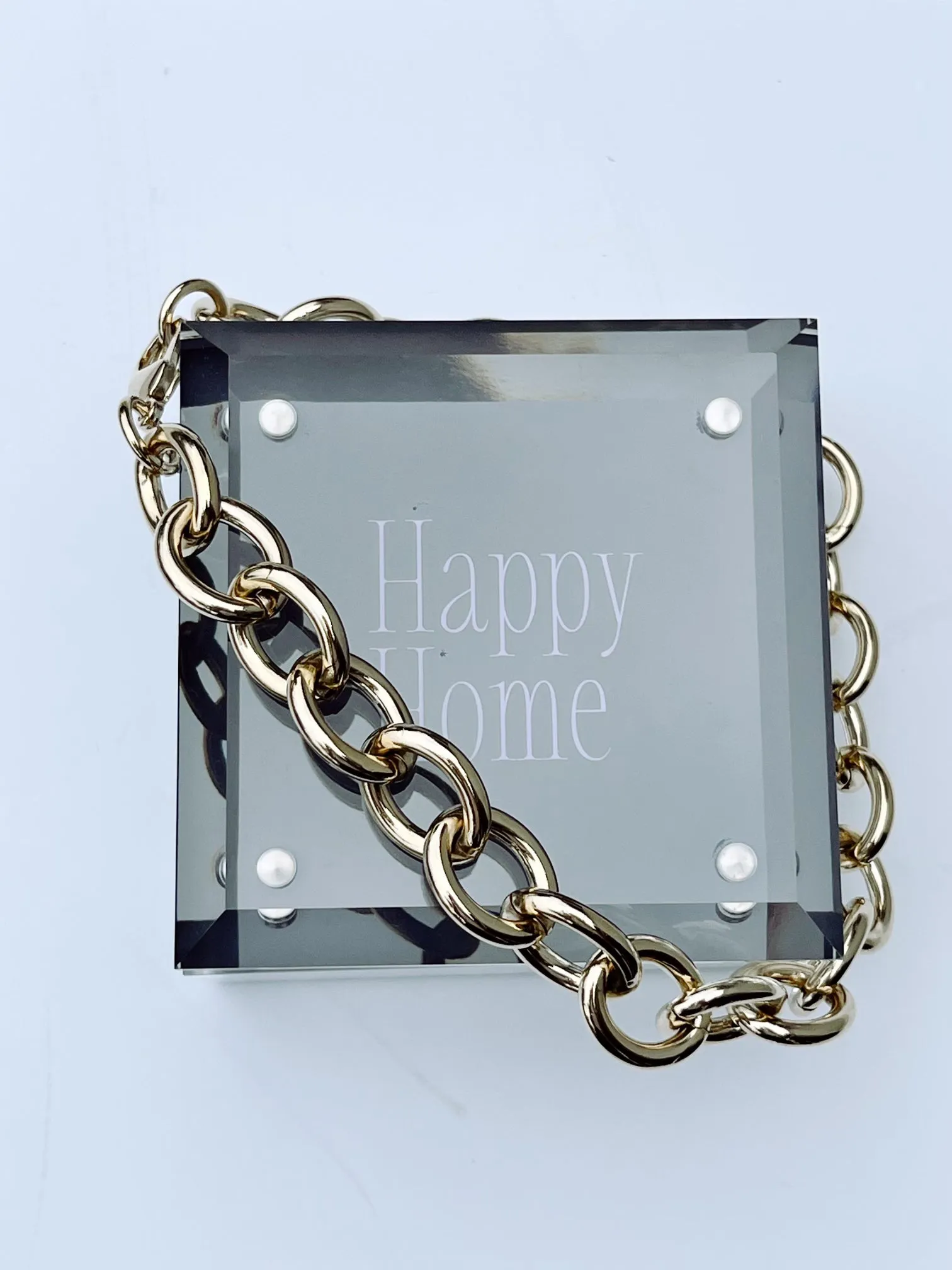 HAPPY HOME - LUCITE BOX