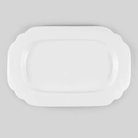 Jan White Oval Platter 15