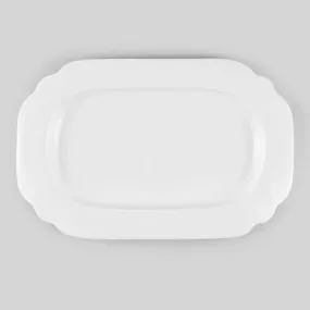 Jan White Oval Platter 15