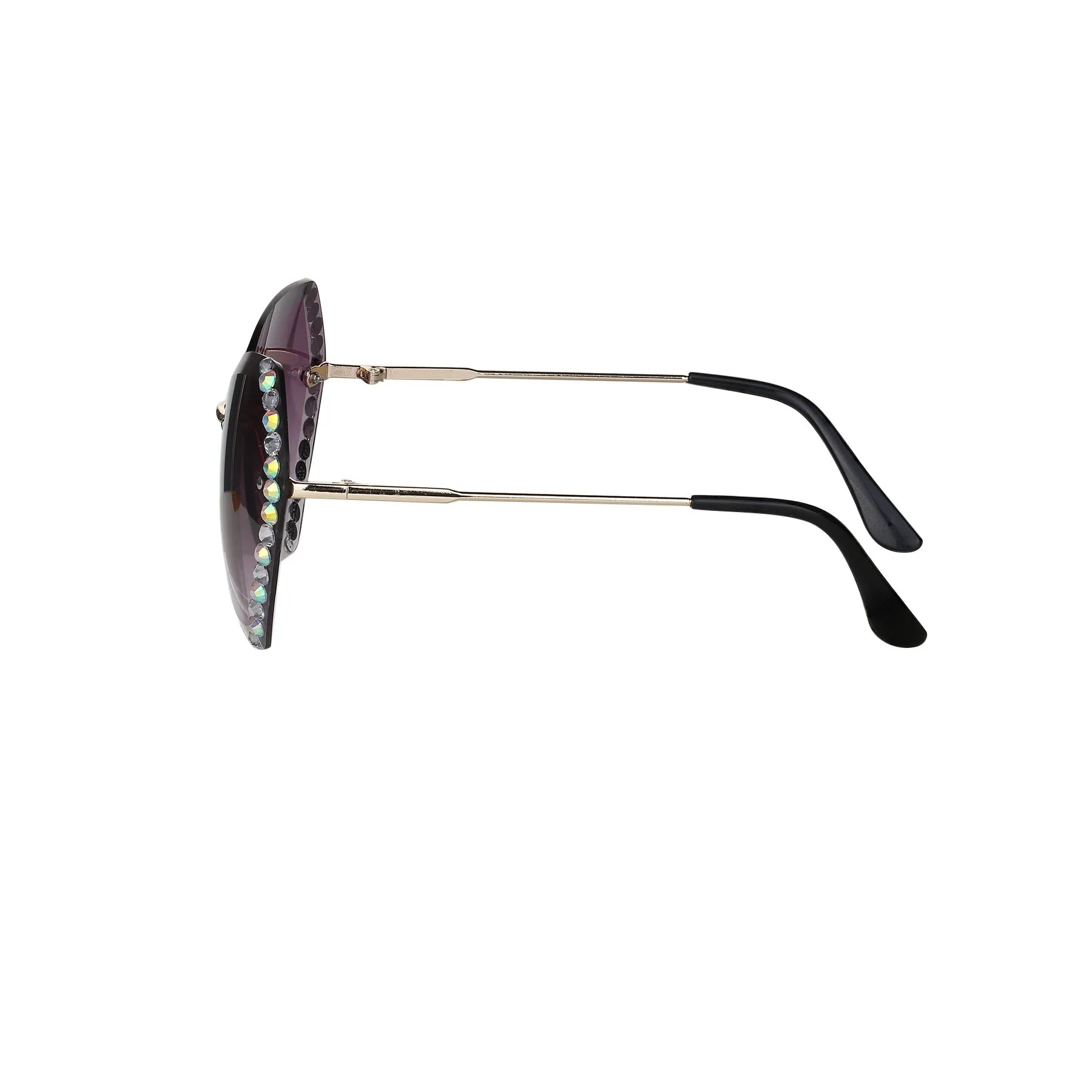 Kyla Sunglasses in Dark Purple