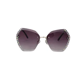 Kyla Sunglasses in Dark Purple