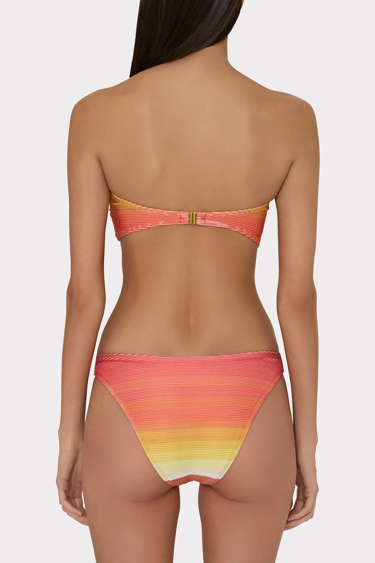 Margot Sunset Stripe Bikini Bottom