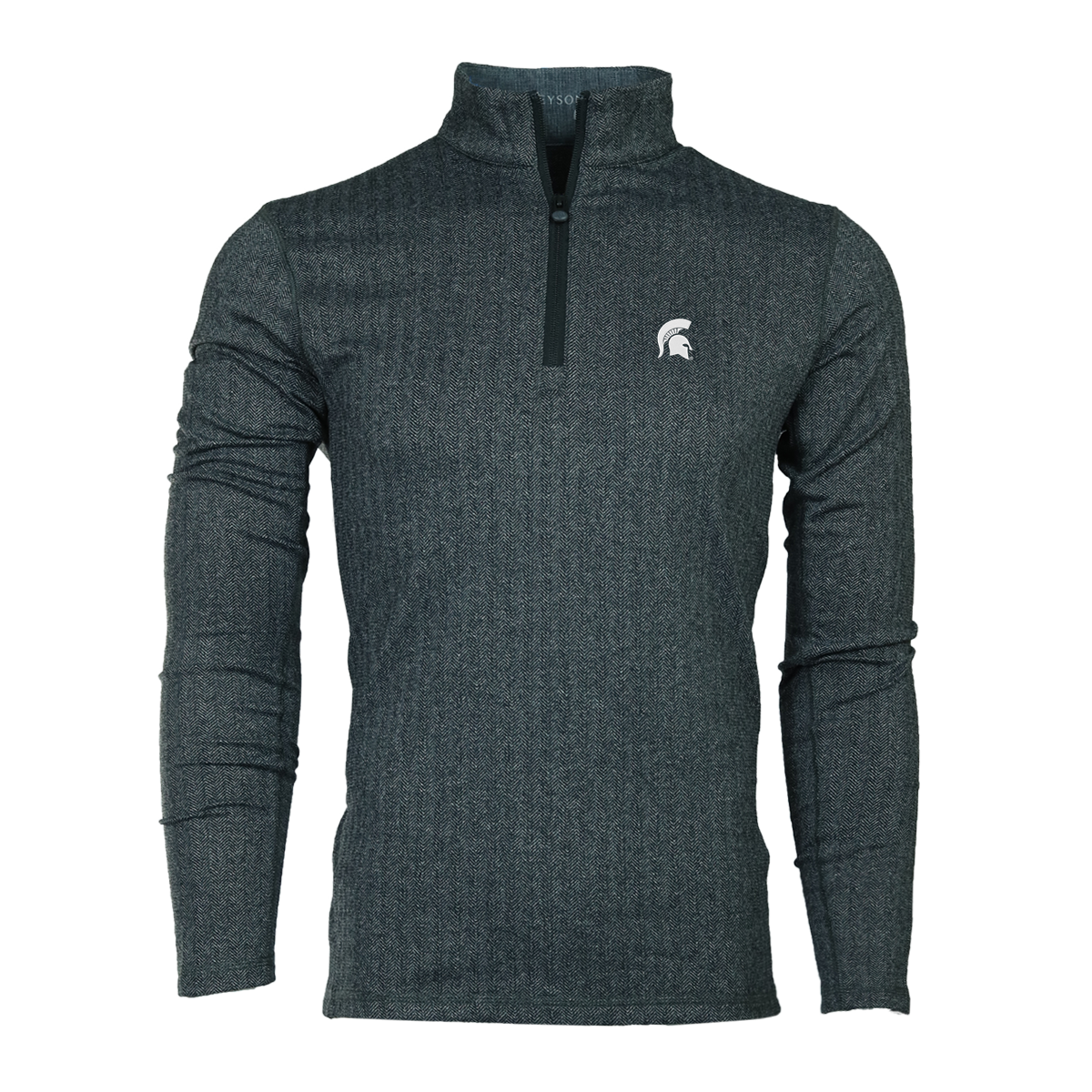 Michigan State Spartan Herringbone Tate Quarter-Zip