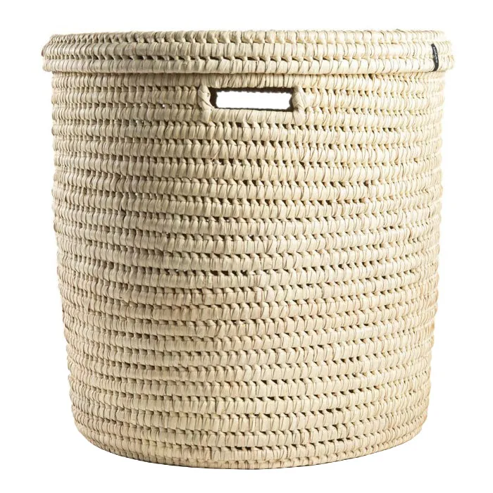 Mifuko Turkana Basket Natural Medium With Lid