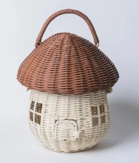 Mushroom House Basket