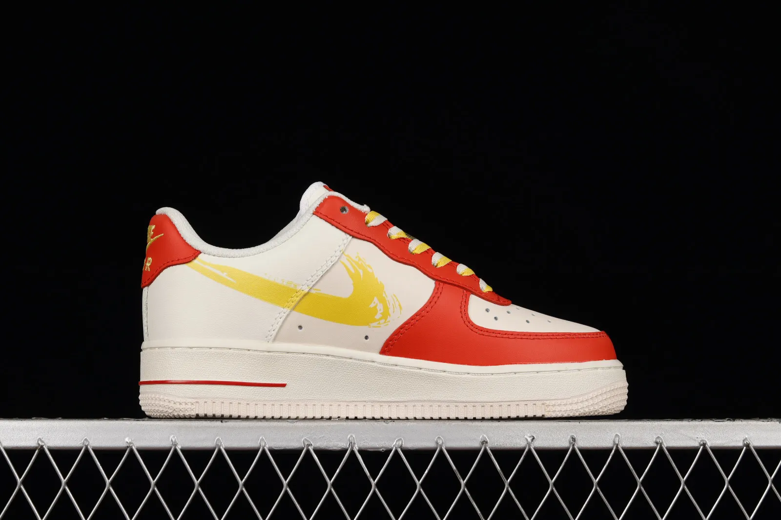 Nike Air Force 1 07 Low Beige Red Gold White CW1888-601