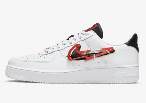 Nike Air Force 1 Low Carabiner Swoosh Red White Black DH7579-100