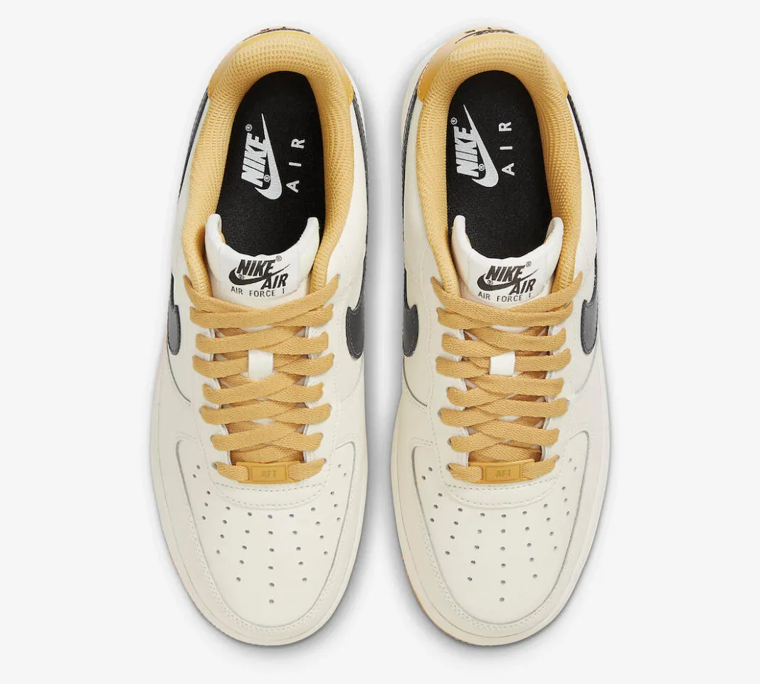 Nike Air Force 1 Low Sail Tan Black FD9063-101