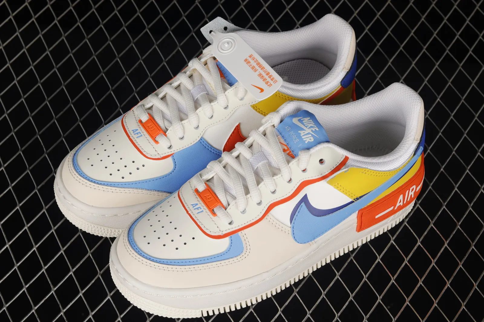 Nike Air Force 1 Shadow Sail Game Royal Rush Orange University Blue CI0919-115