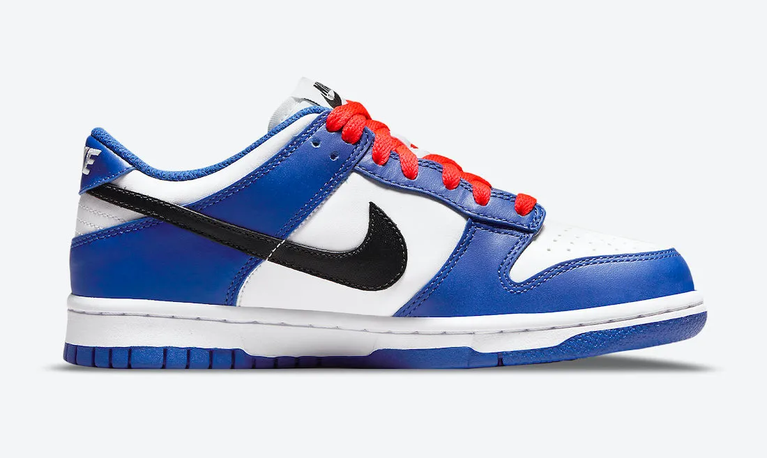 Nike SB Dunk Low White Bright Crimson Game Royal Black CW1590-104