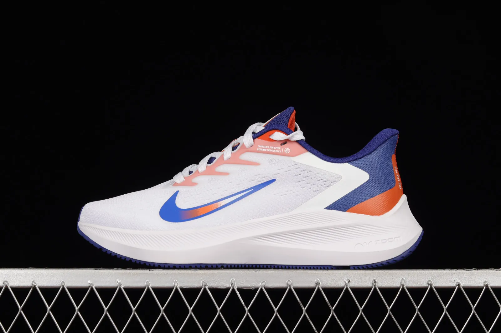 Nike Zoom Winflo 7 Orange Dark Blue White DN4242-141