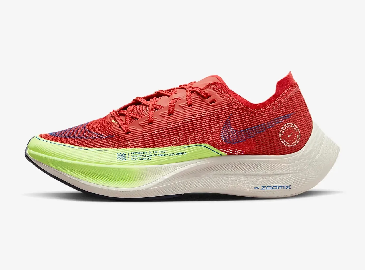 Nike ZoomX Vaporfly Next% 2 Red Clay Game Royal Ghost Green Blackened Blue DX3371-600