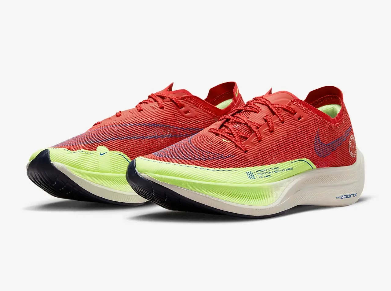 Nike ZoomX Vaporfly Next% 2 Red Clay Game Royal Ghost Green Blackened Blue DX3371-600