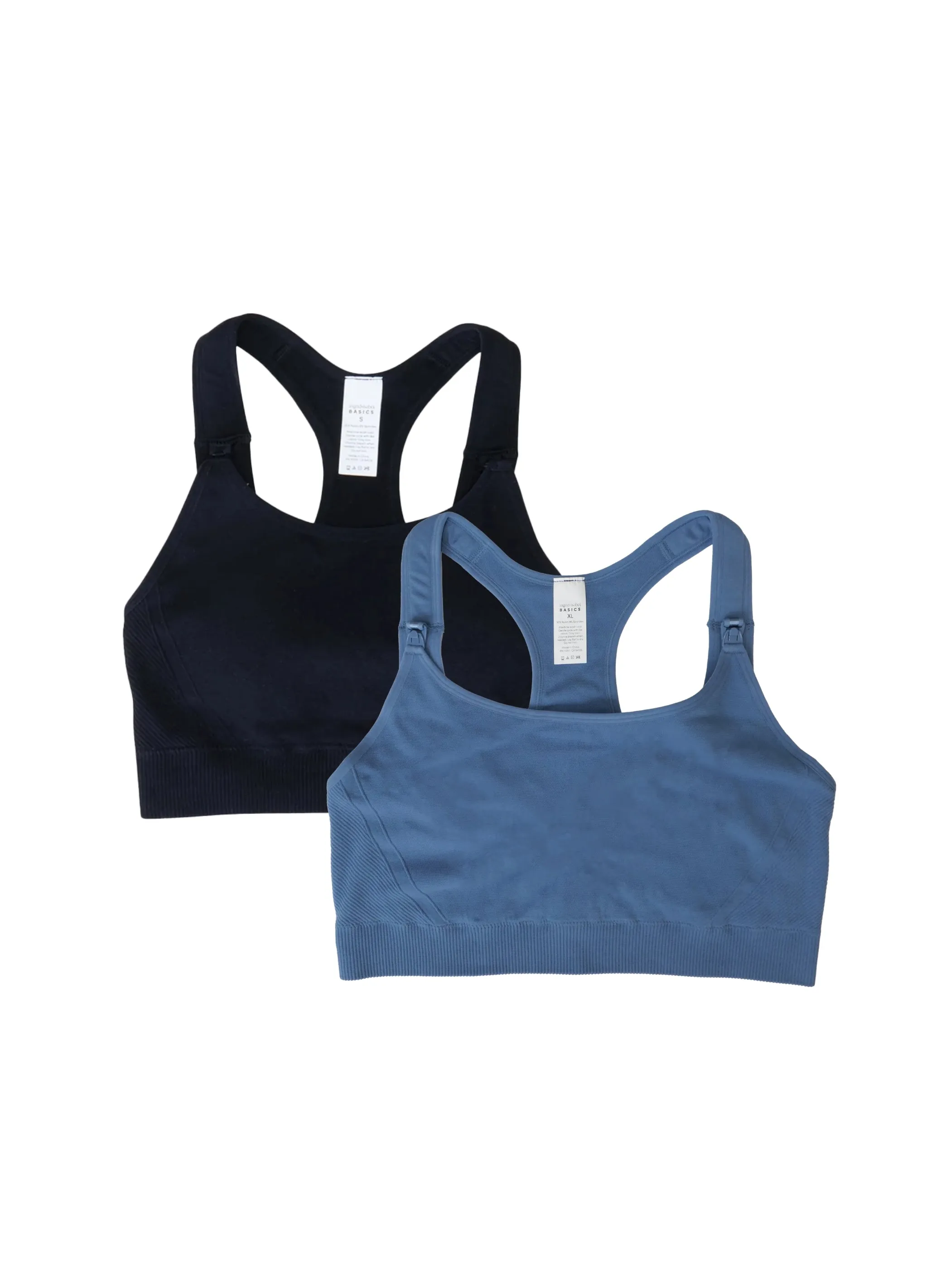 Nursing + Maternity Sports Bra Two-Pack Bundle