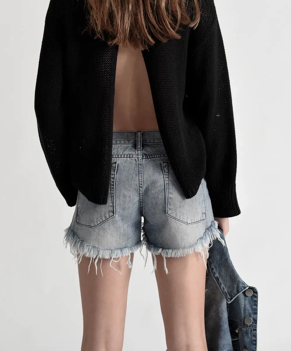 One Teaspoon Rocky Bonitas Low Waist Denim Shorts