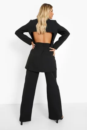 Open Back Tailored Blazer