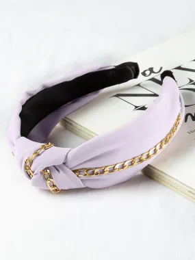 Pink Dual Tone Knot Hairband