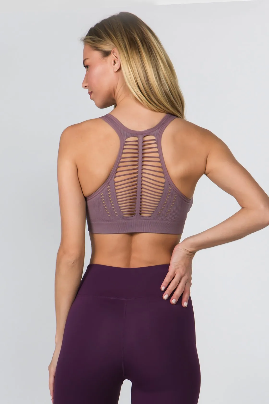 Revive Macrame Detail Sports Bra