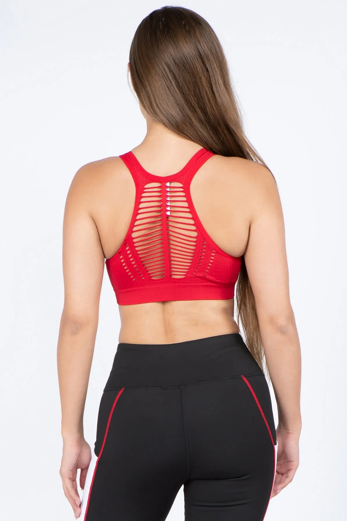 Revive Macrame Detail Sports Bra