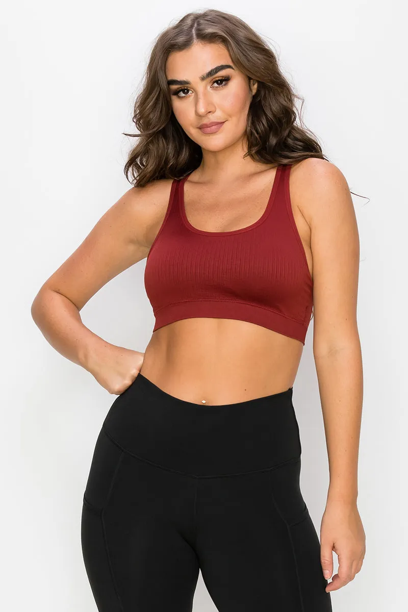 Revive Macrame Detail Sports Bra