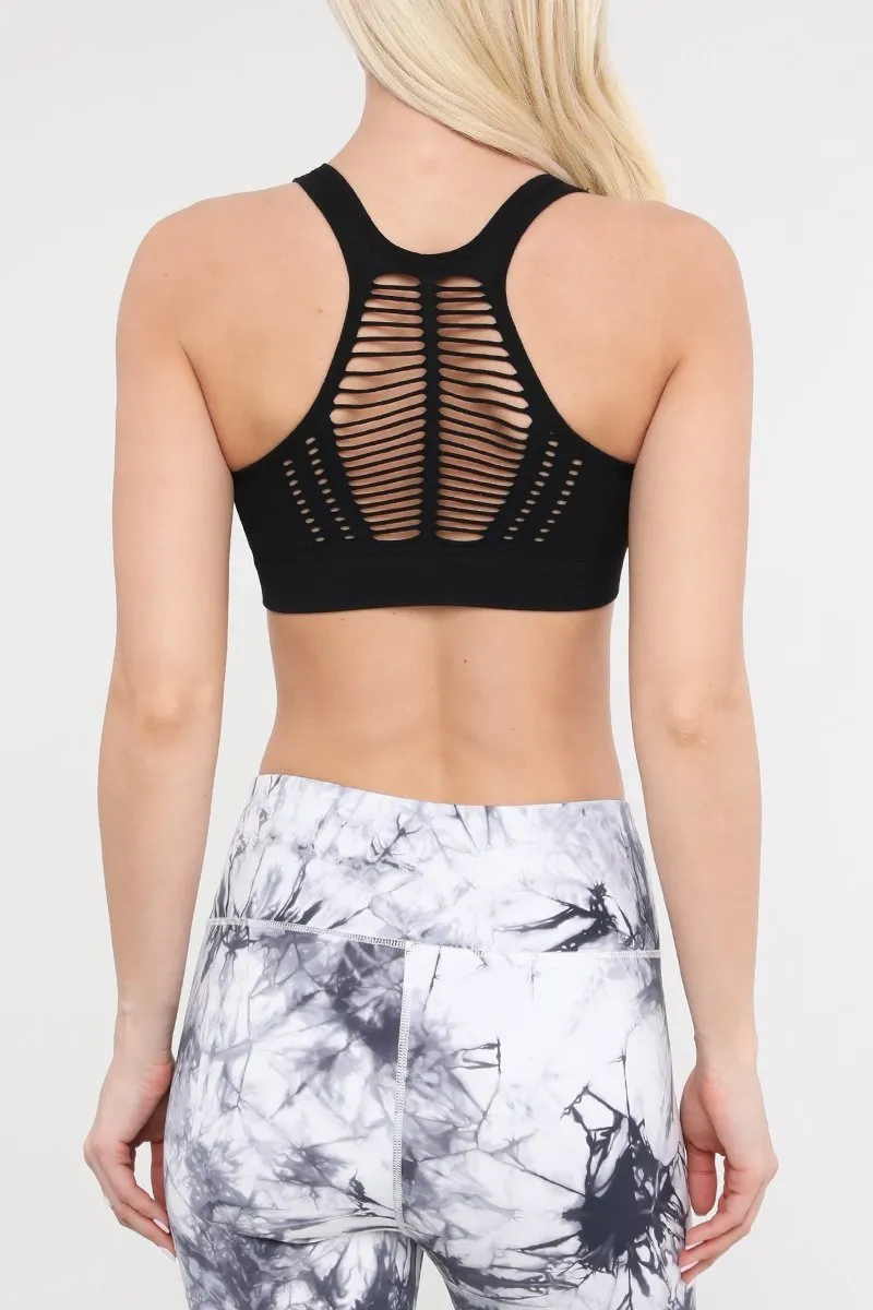 Revive Macrame Detail Sports Bra