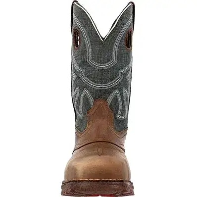 Rocky Men's Hi Wire 11 ST Waterproof Western Work Boot -Brown- RKW0426