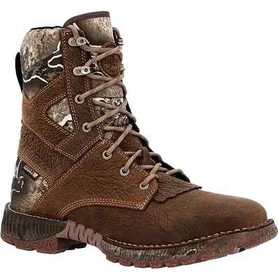 Rocky Men's Hi Wire 8 WP Slip Resist Western Hunt Boot -Earth- RKW0428