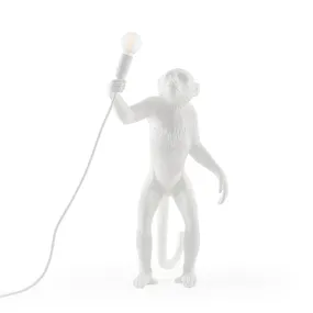 Seletti Monkey Lamp Standing White