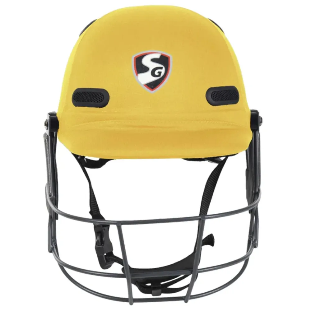 SG Ace Tech Cricket Helmet (Yellow)