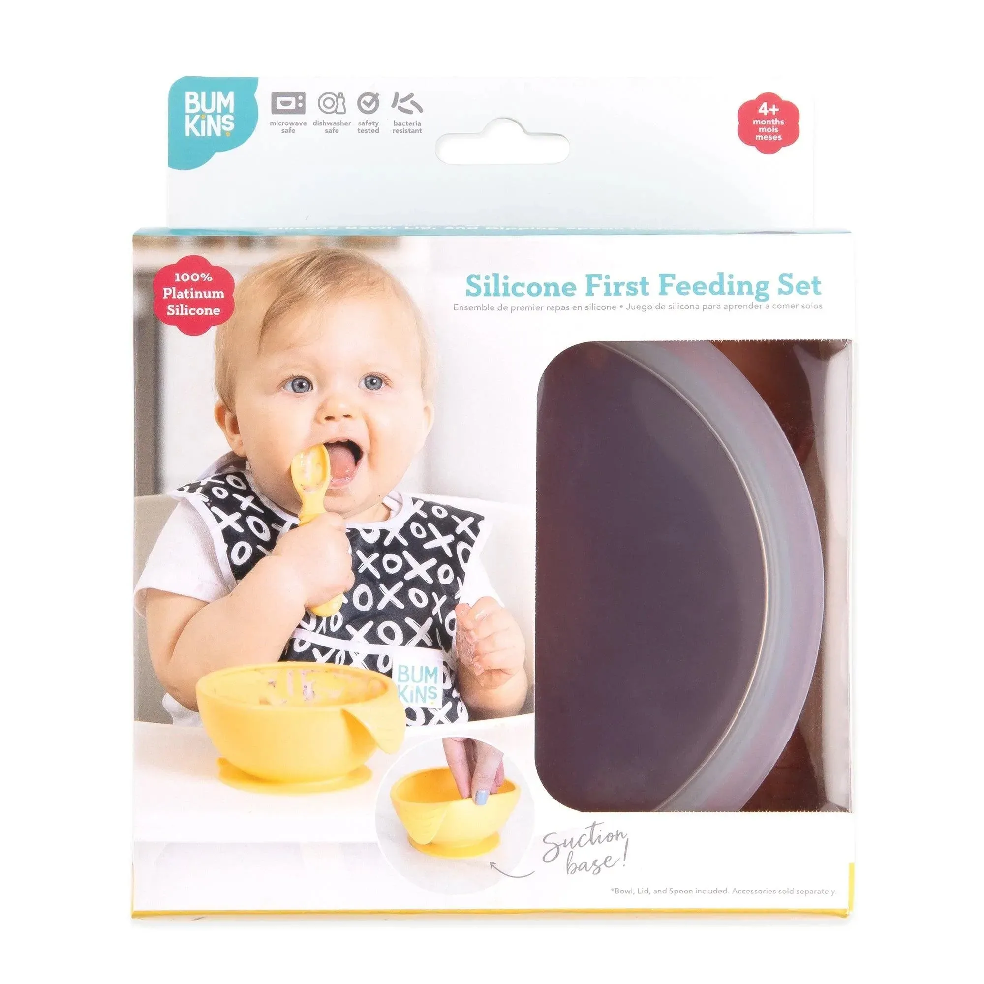 Silicone First Feeding Set: Clay