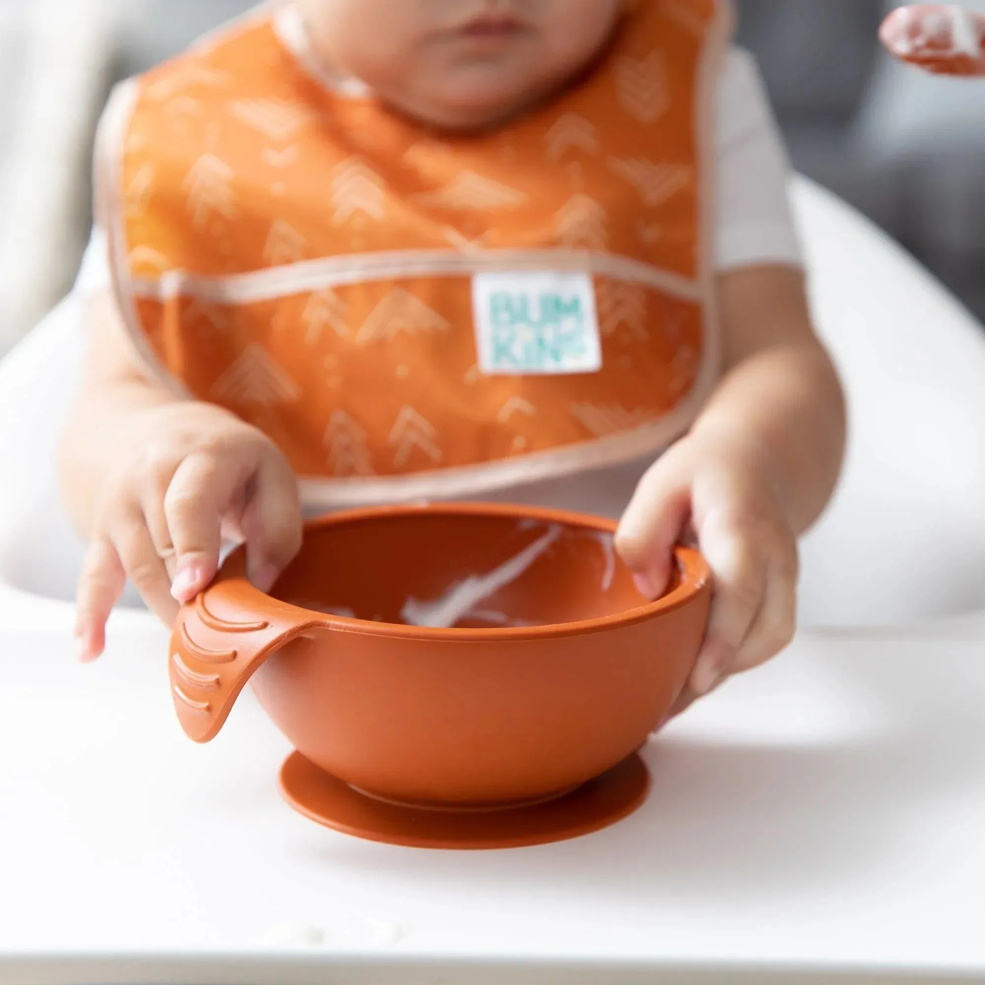 Silicone First Feeding Set: Clay