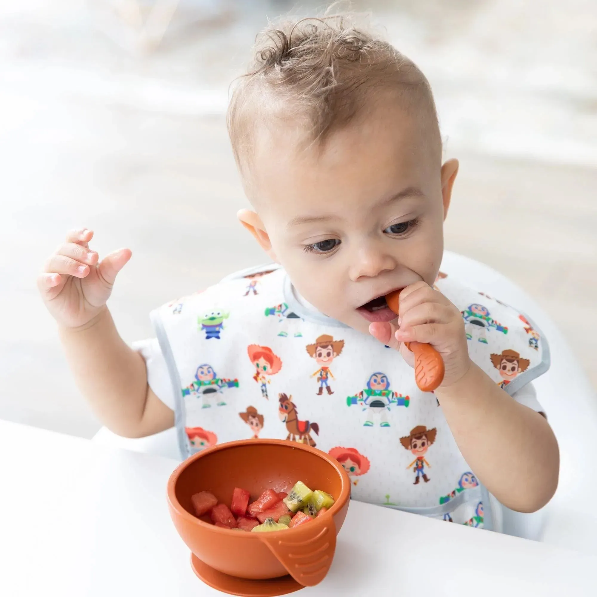 Silicone First Feeding Set: Clay